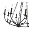 Z-Lite Arabella Chandelier, 8-Light, 28 In.W x 40.5 In.H, Matte Black/Matte Black 3500-8MB - alternate 3